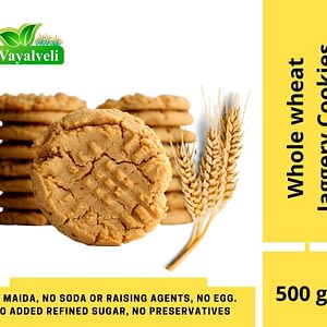 Whole Wheat Jaggery Cookies