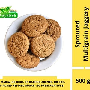 Sprouted Multigrain Jaggery Cookies